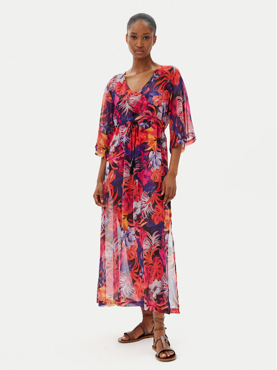 Пляжное платье свободного кроя BL596 Selmark, мультиколор
Пляжное платье свободного кроя BL596 Selmark, мультиколор