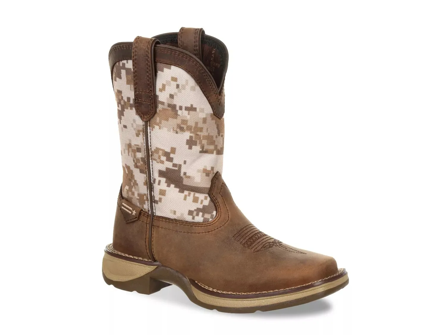 Ковбойские ботинки Durango Lil' Rebel Desert Camo — детские, светло-коричневые/бежевые камуфляжные
Ковбойские ботинки Durango Lil' Rebel Desert Camo — детские, светло-коричневые/бежевые камуфляжные