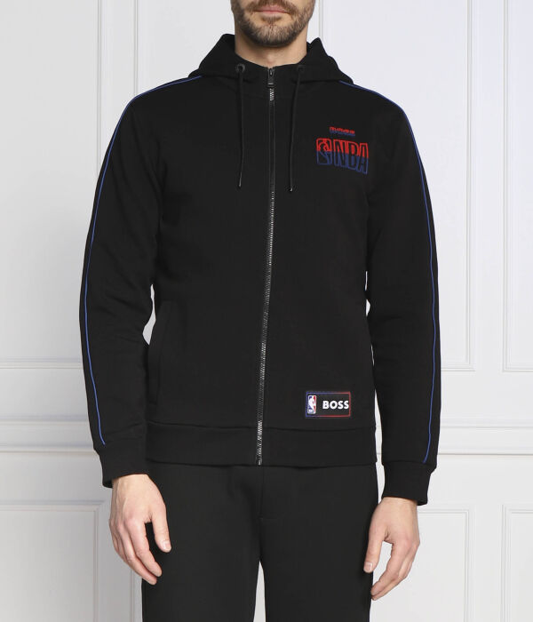 Толстовка мужская Boss x NBA на молнии с капюшоном, черный
Толстовка мужская Boss x NBA на молнии с капюшоном, черный
