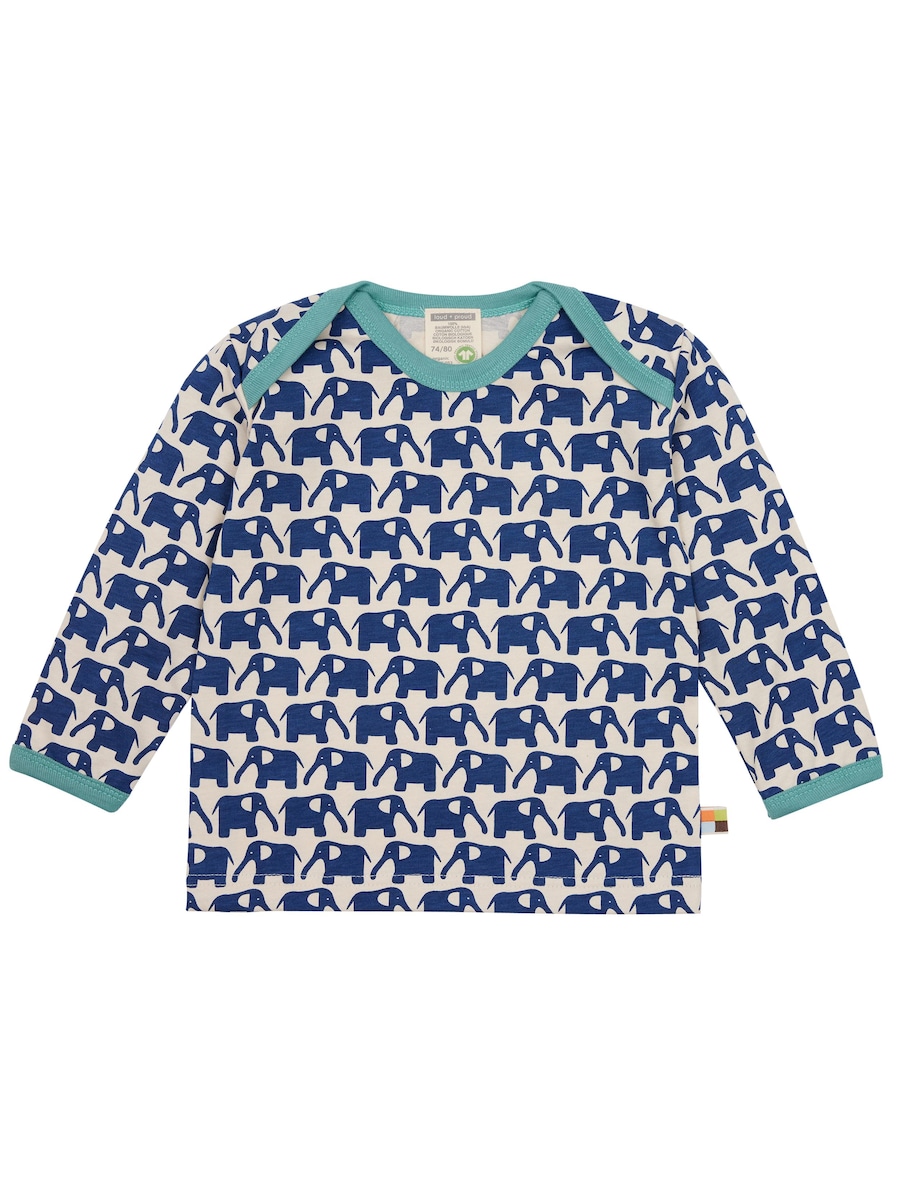 Рубашка loud + proud Elefanten, темно-синий
Рубашка loud + proud Elefanten, темно-синий