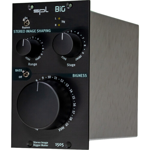 Динамический процессор SPL BiG Stereo-Widening Processor 500 Series Module 1505
Динамический процессор SPL BiG Stereo-Widening Processor 500 Series Module 1505