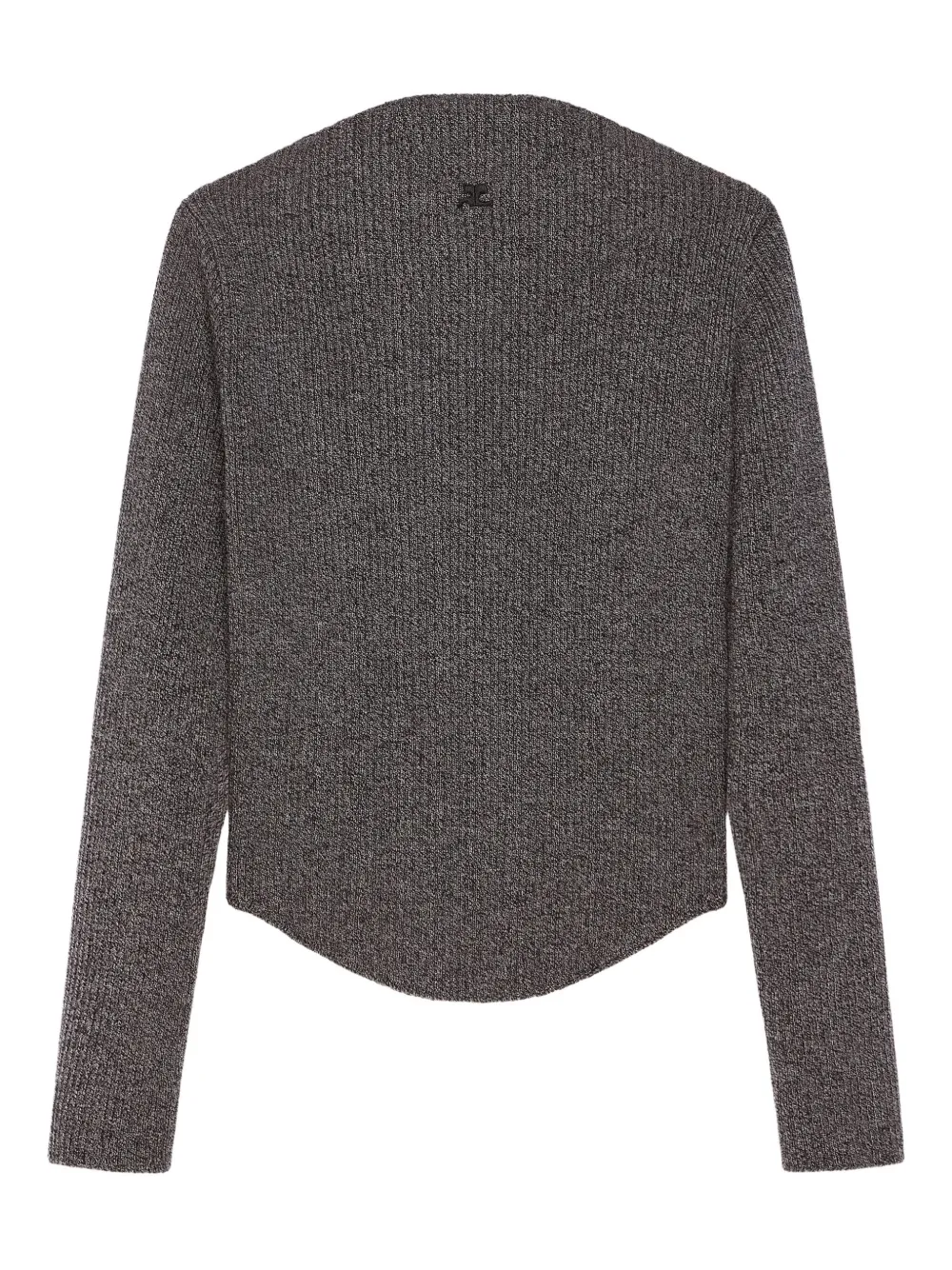 Свитер в рубчик Courrèges, серый
Свитер в рубчик Courrèges, серый