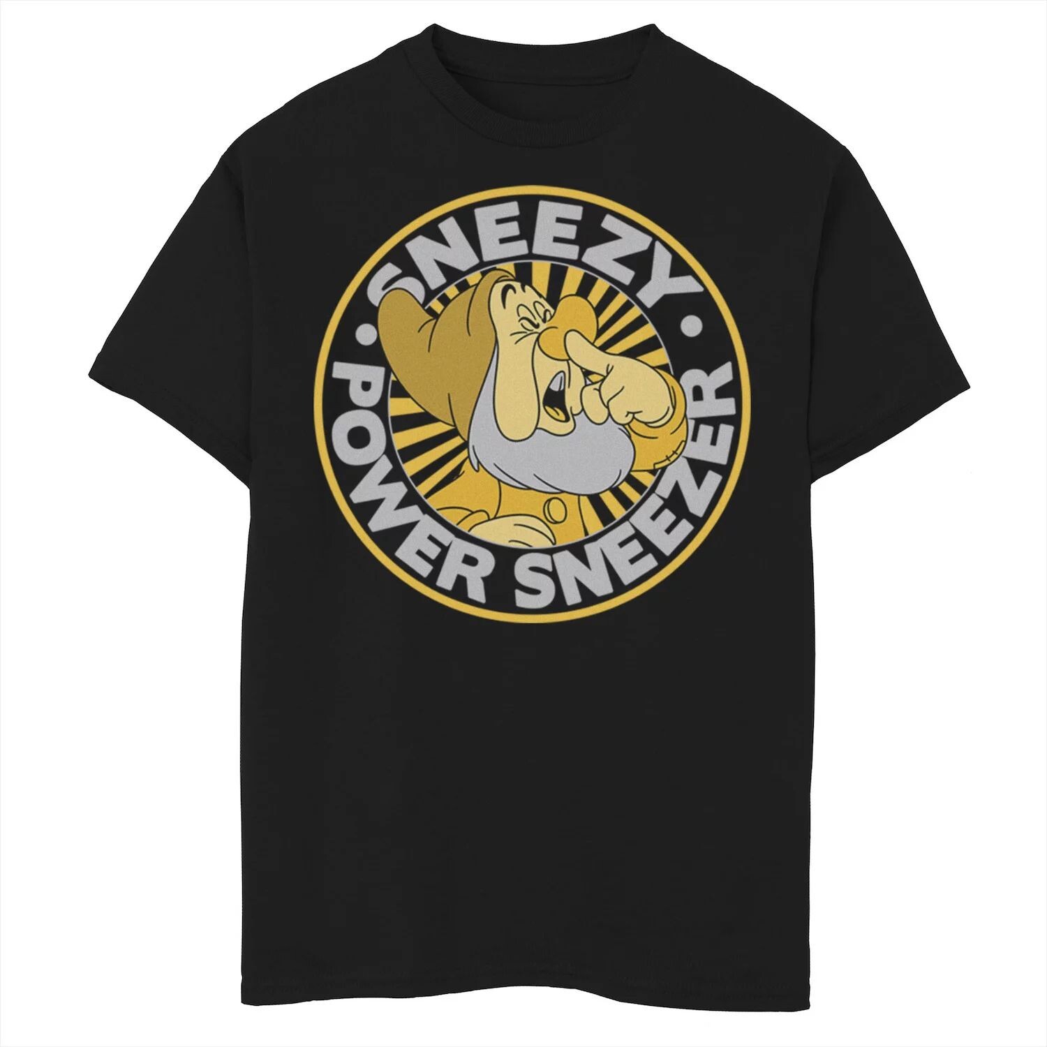 Футболка с рисунком «Белоснежка и семь гномов» Disney для мальчиков 8–20 лет Sneezy Power Sneeze Disney
Футболка с рисунком «Белоснежка и семь гномов» Disney для мальчиков 8–20 лет Sneezy Power Sneeze Disney