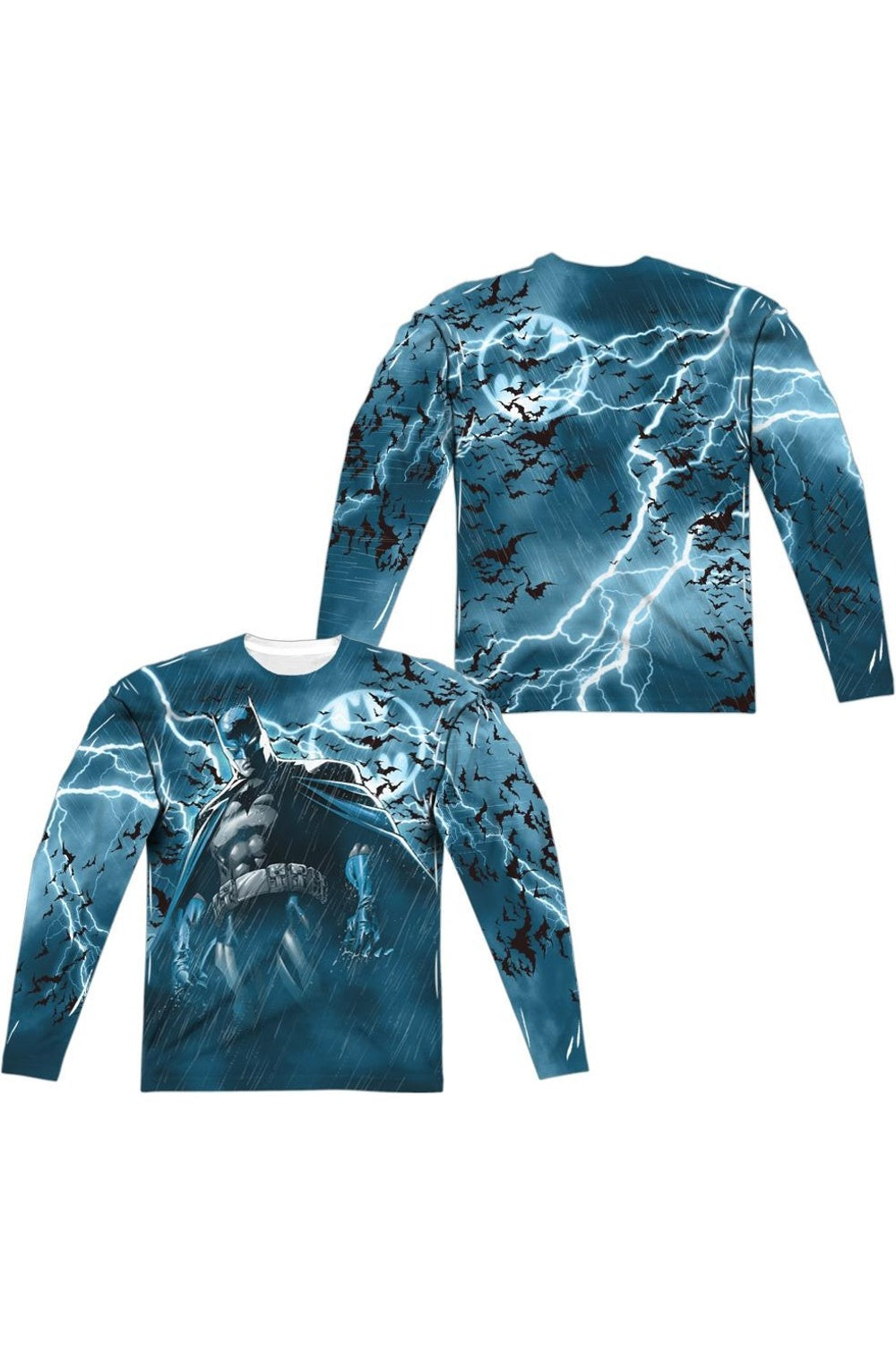 Футболка Batman Stormy Knight (принт спереди/сзади) с длинным рукавом для взрослых из полиэстера Gildan, белый
Футболка Batman Stormy Knight (принт спереди/сзади) с длинным рукавом для взрослых из полиэстера Gildan, белый