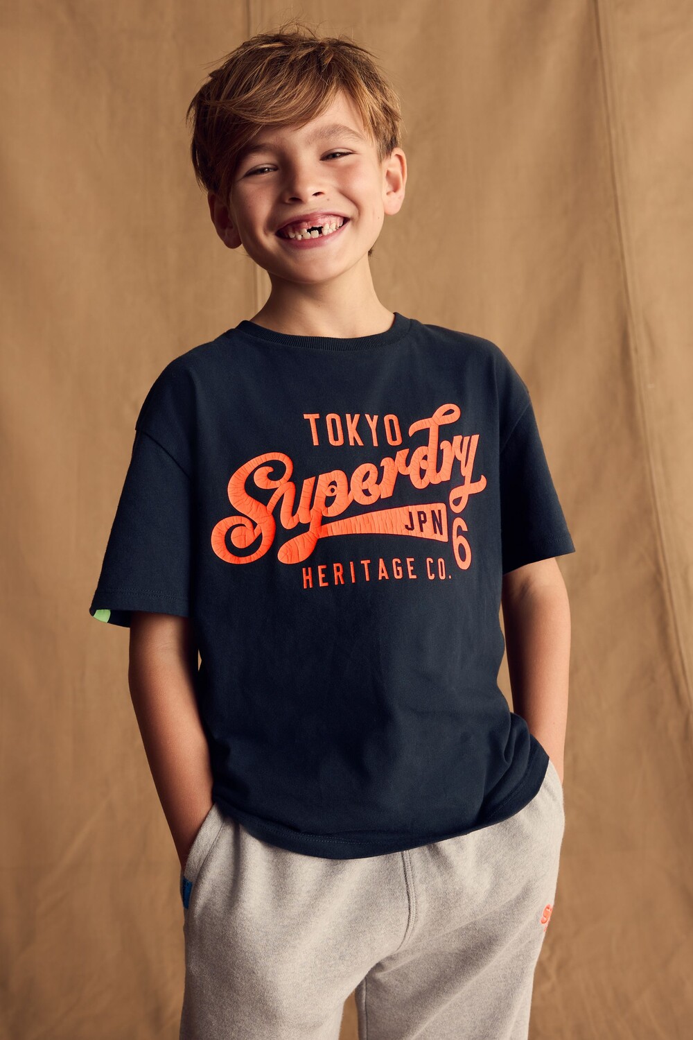 Футболка с логотипом из 100% органического хлопка Superdry, синий
Футболка с логотипом из 100% органического хлопка Superdry, синий