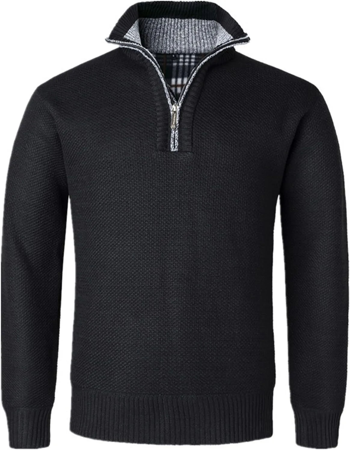 Мужской свитер с четвертью молнии и стойкой AQAYL
Мужской свитер с четвертью молнии и стойкой AQAYL