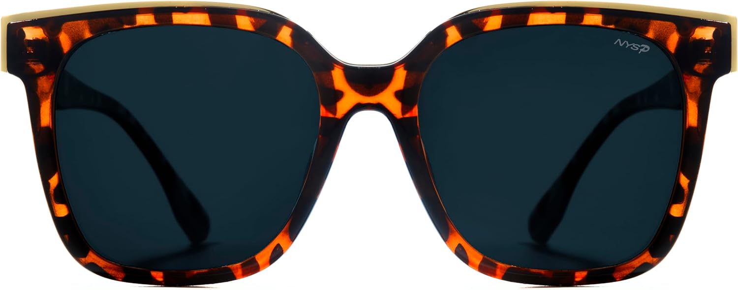 Женские поляризованные квадратные солнцезащитные очки NYS Collection – классическая ретро-оправа черепахового цвета, защита от УФ-излучения UV400, модный винтажный стиль, Tortoise Shell Frame-smoke Lens
Женские поляризованные квадратные солнцезащитные очки NYS Collection – классическая ретро-оправа черепахового цвета, защита от УФ-излучения UV400, модный винтажный стиль, Tortoise Shell Frame-smoke Lens