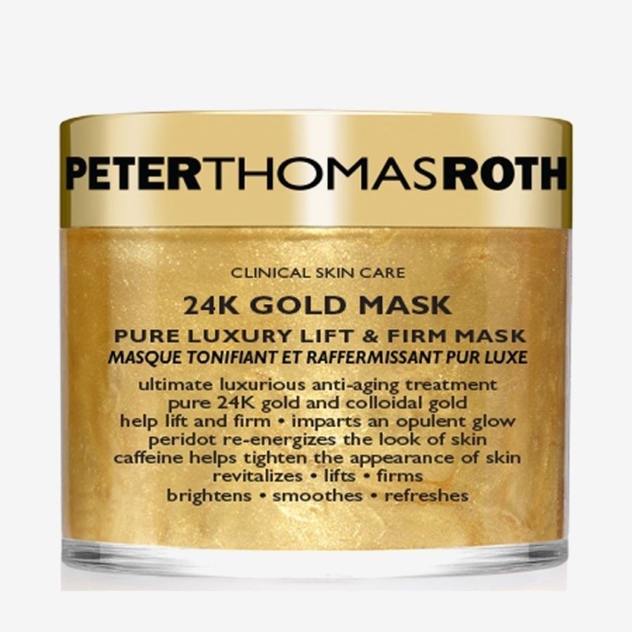Маска для лица 24k gold mask pure luxury lift & firm Peter Thomas Roth, объем 50 мл
Маска для лица 24k gold mask pure luxury lift & firm Peter Thomas Roth, объем 50 мл