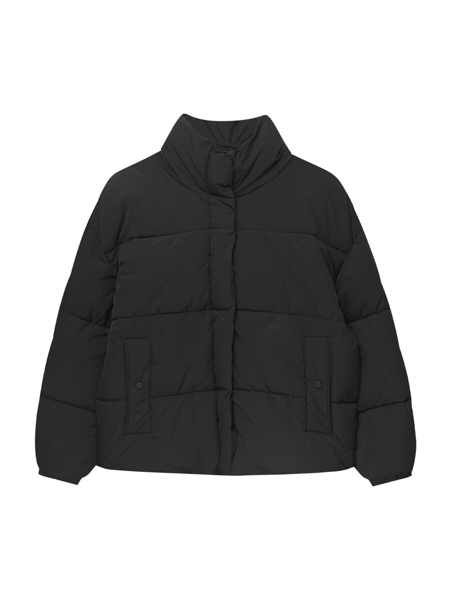 Межсезонная куртка Pull&Bear, черный
Межсезонная куртка Pull&Bear, черный