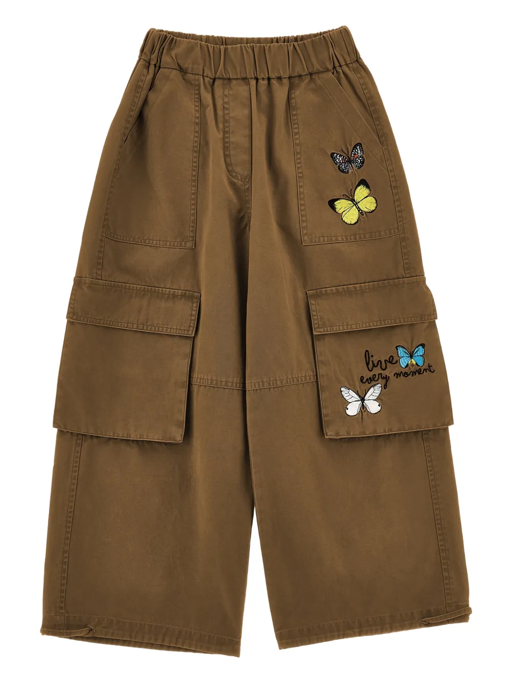 Брюки карго с узором Monnalisa, коричневый
Брюки карго с узором Monnalisa, коричневый