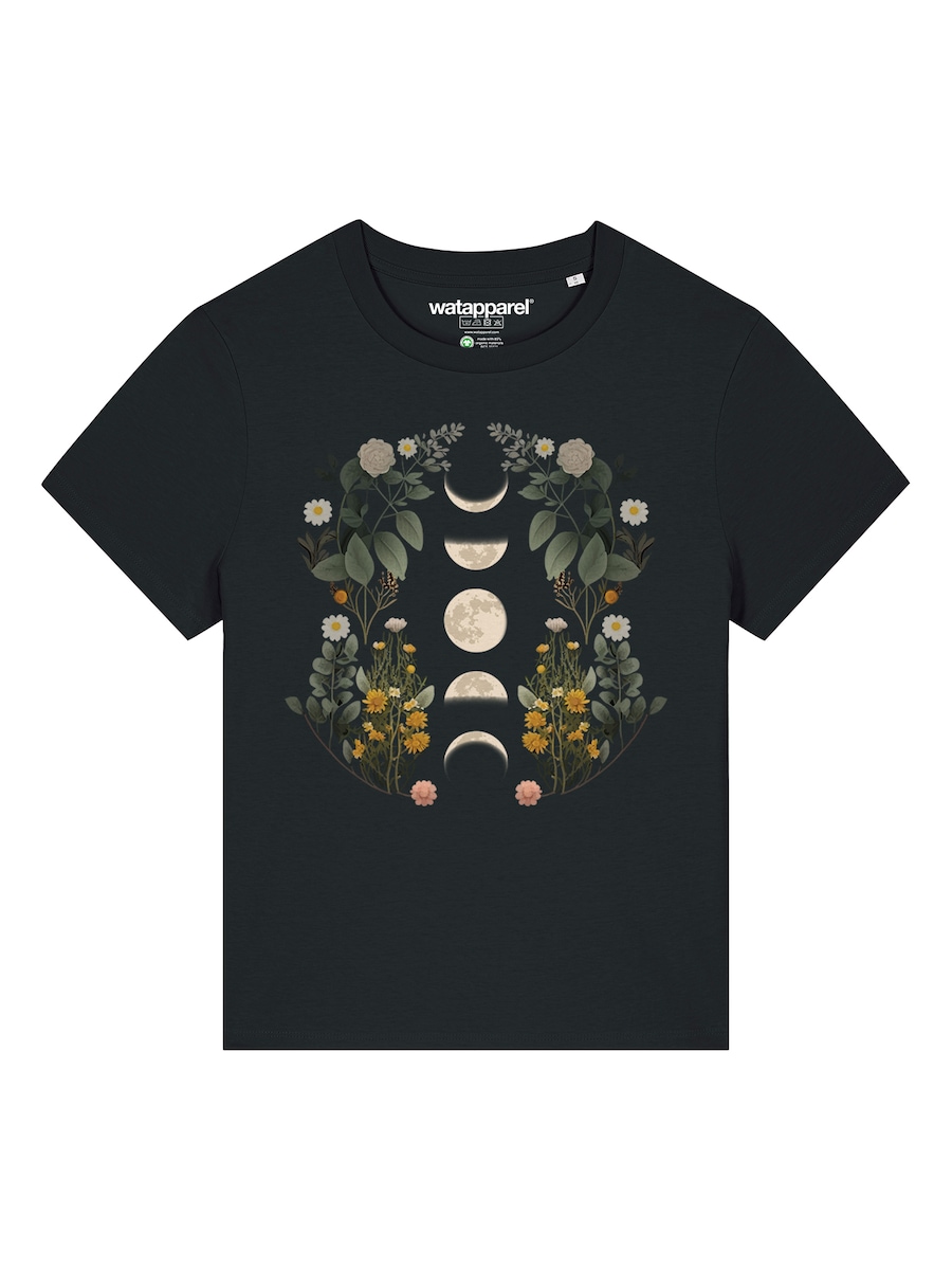 Рубашка Watapparel Moonphases & Flowers, черный
Рубашка Watapparel Moonphases & Flowers, черный