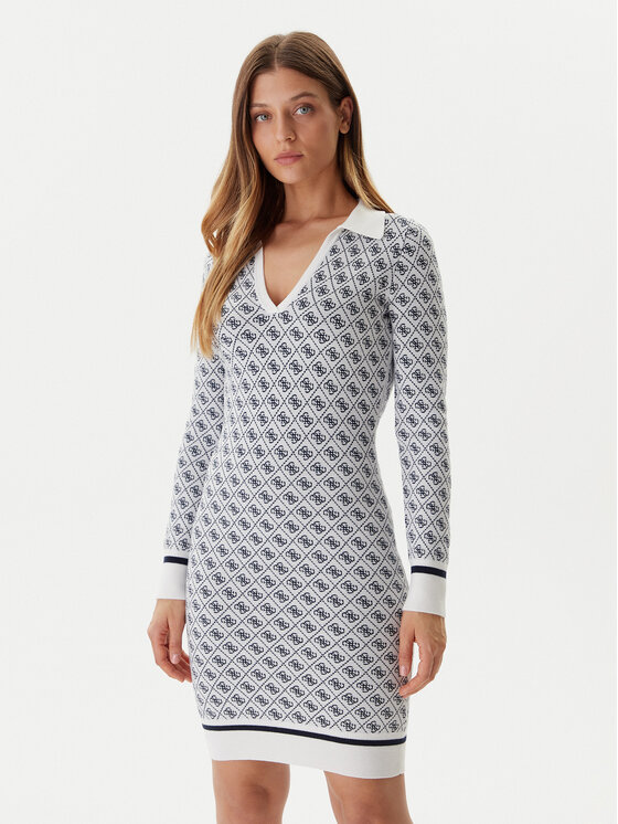 Вязаное платье slim fit W5BK25 Z3JD2 Guess, экрю
Вязаное платье slim fit W5BK25 Z3JD2 Guess, экрю