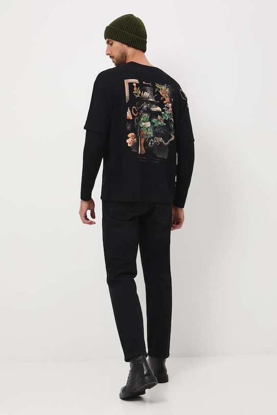 Хлопковый лонгслив Medicine, черный
Хлопковый лонгслив Medicine, черный