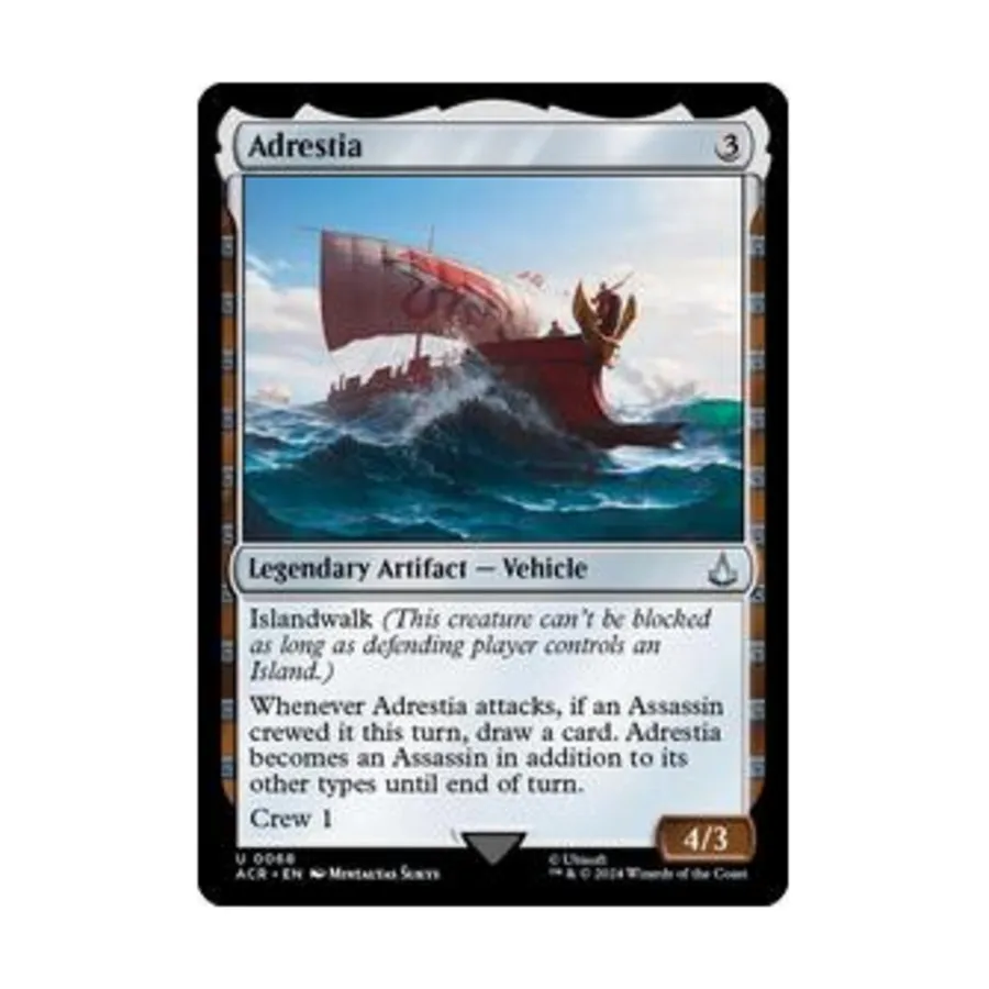 CCG Адрестия (U), MTG - Universes Beyond: Assassin's Creed
CCG Адрестия (U), MTG - Universes Beyond: Assassin's Creed