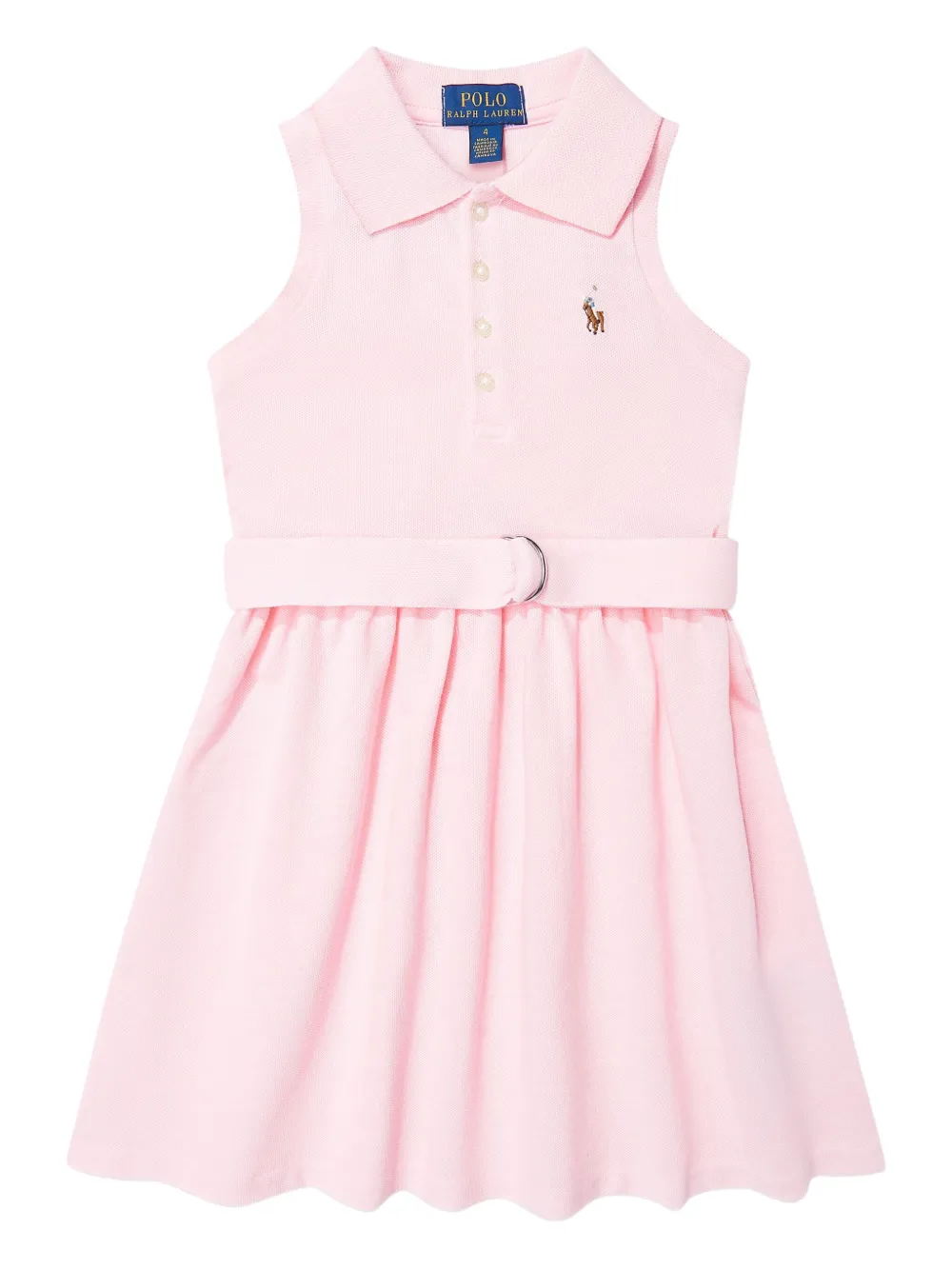 Трикотажное платье с воротником поло и поясом Polo Ralph Lauren Kids, розовый
Трикотажное платье с воротником поло и поясом Polo Ralph Lauren Kids, розовый