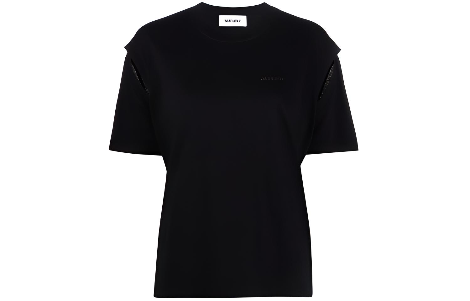 Футболка из хлопка с разрезом AMBUSH, черный
Футболка из хлопка с разрезом AMBUSH, черный