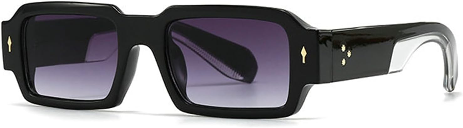 Willochra Популярные модные квадратные женские солнцезащитные очки с заклепками Винтажные панк Мужские трендовые очки Солнцезащитные очки UV400 Сине-зеленые, Black Gary
Willochra Популярные модные квадратные женские солнцезащитные очки с заклепками Винтажные панк Мужские трендовые очки Солнцезащитные очки UV400 Сине-зеленые, Black Gary