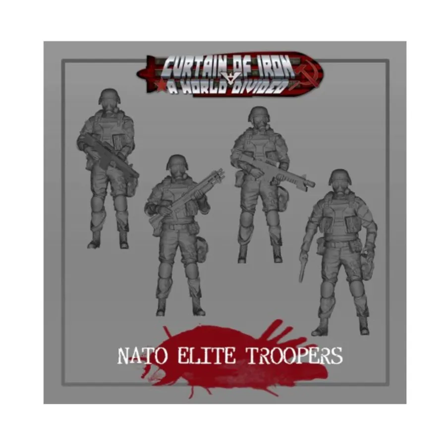 Элитные солдаты НАТО, Curtain or Iron - A World Divided (28mm)
Элитные солдаты НАТО, Curtain or Iron - A World Divided (28mm)