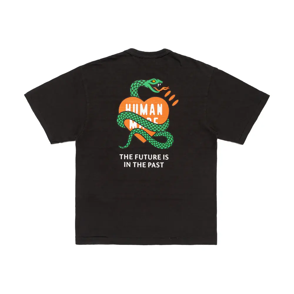 Хлопковая футболка HUMAN MADE, черный
Хлопковая футболка HUMAN MADE, черный