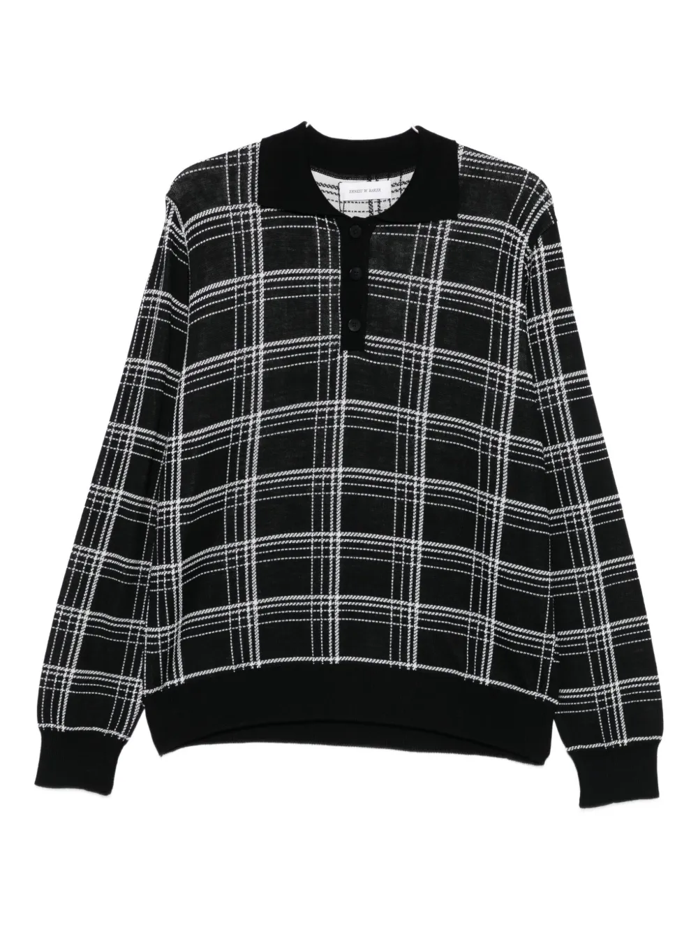 Рубашка поло в клетку Ernest W. Baker, черный
Рубашка поло в клетку Ernest W. Baker, черный