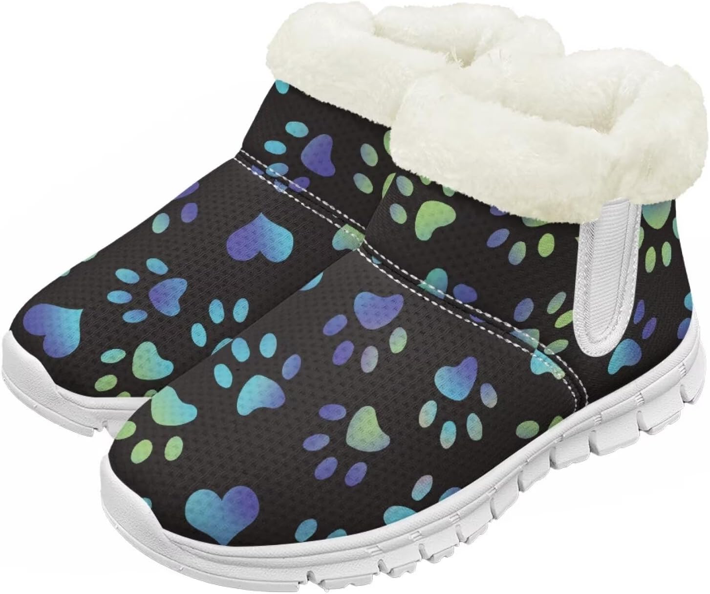 Pzuqiu Детские зимние сапоги с теплой меховой подкладкой, с милым принтом для мальчиков и девочек, малышей, детей постарше и старших, для прогулок на улице, с белой подошвой
Pzuqiu Детские зимние сапоги с теплой меховой подкладкой, с милым принтом для мальчиков и девочек, малышей, детей постарше и старших, для прогулок на улице, с белой подошвой