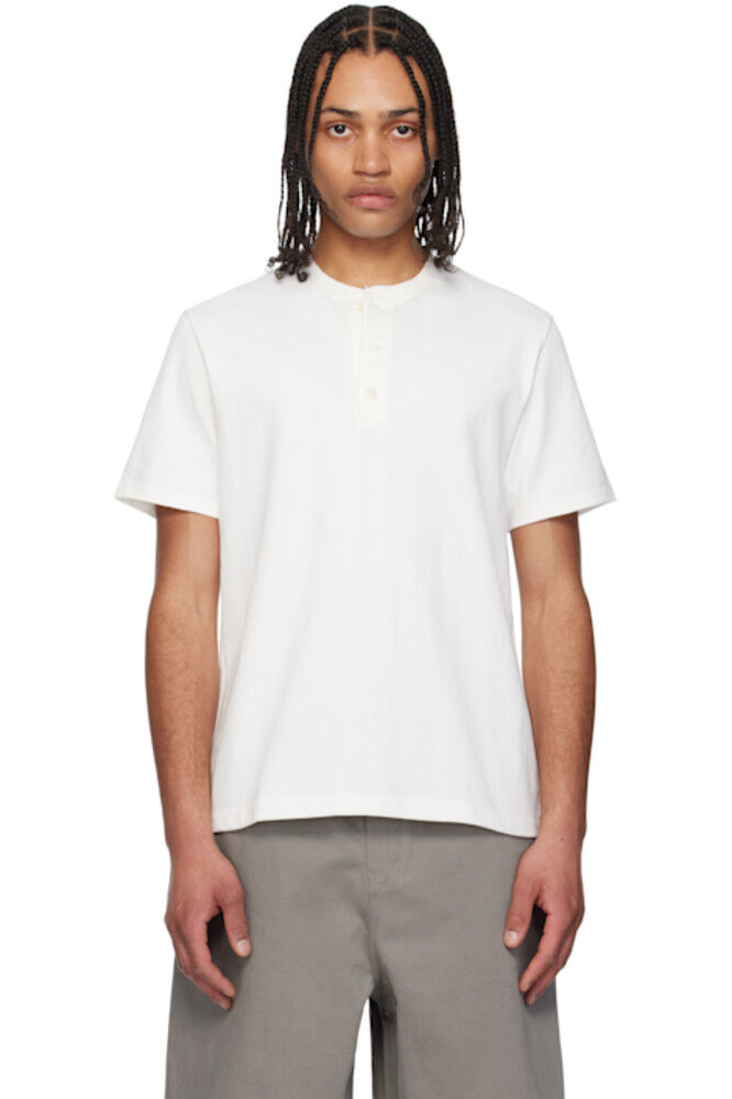 Белая рубашка-хенли Regular-Fit COOR 
Белая рубашка-хенли Regular-Fit COOR