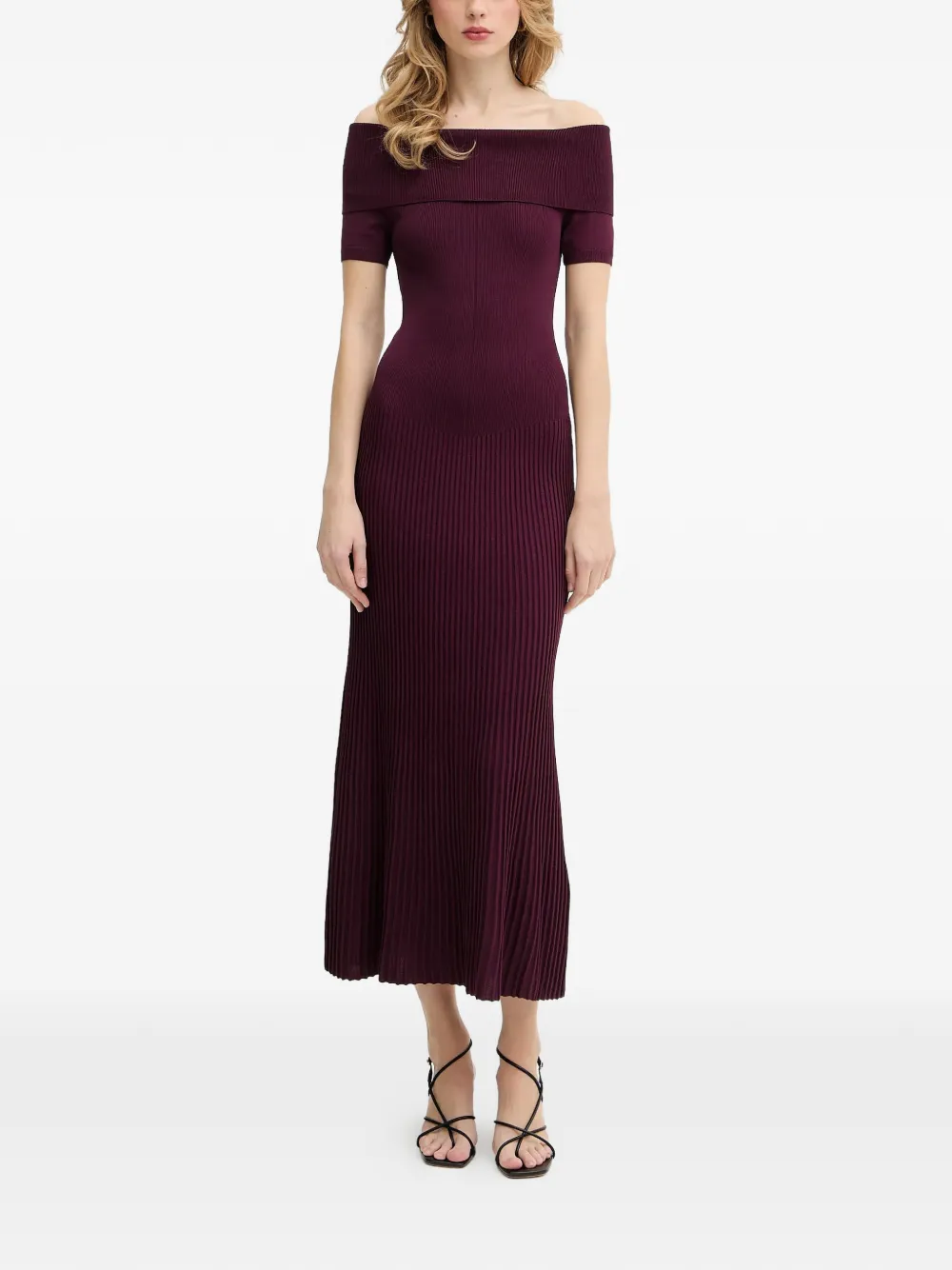 Платье миди Harro с открытыми плечами Bardot, фиолетовый
Платье миди Harro с открытыми плечами Bardot, фиолетовый