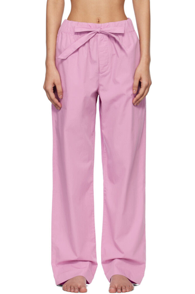 Пижамные штаны из фиолетового поплина Tekla
Пижамные штаны из фиолетового поплина Tekla