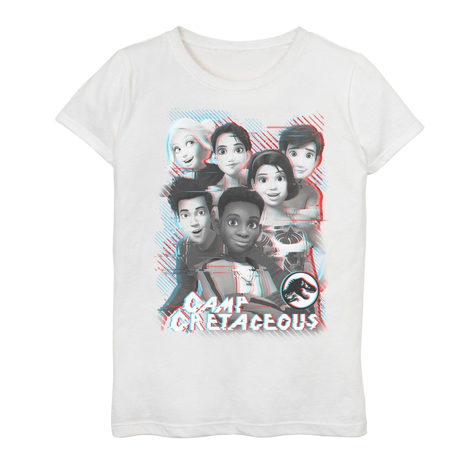 Футболка с 3D-графикой «Мир Юрского периода: лагерь мелового периода» для девочек 7–16 лет Licensed Character 
Футболка с 3D-графикой «Мир Юрского периода: лагерь мелового периода» для девочек 7–16 лет Licensed Character