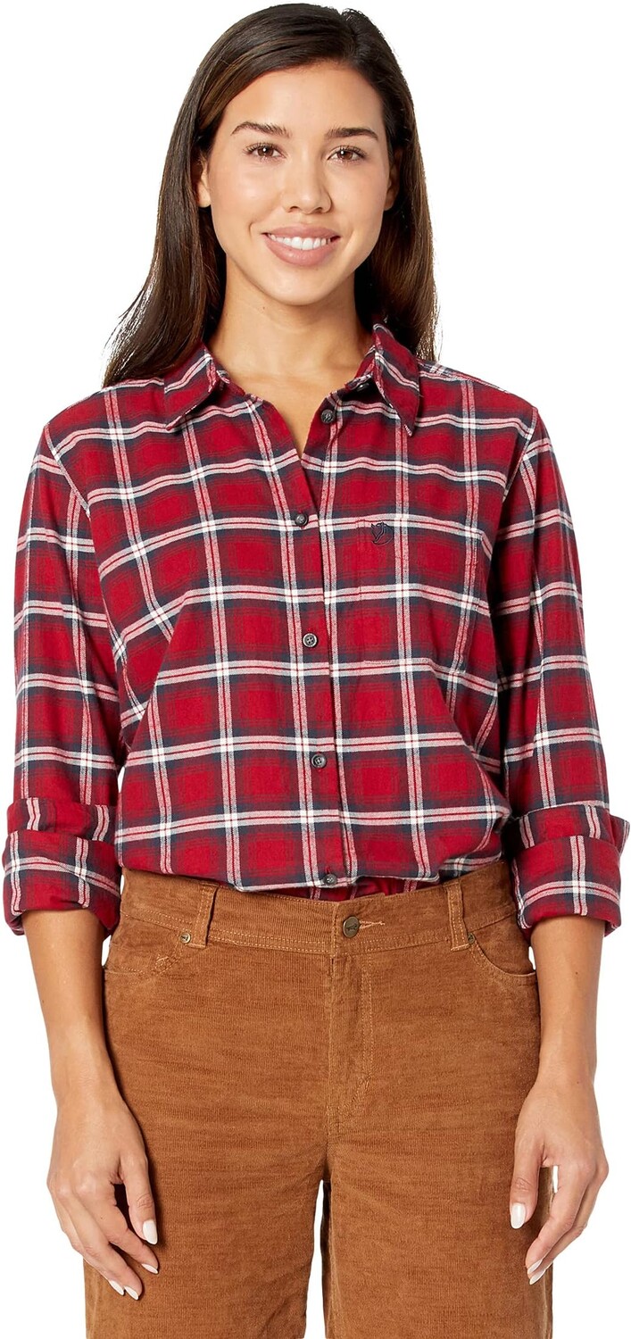 Фланелевая рубашка Övik Fjällräven, цвет Deep Red
Фланелевая рубашка Övik Fjällräven, цвет Deep Red
