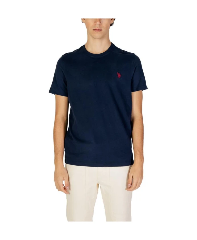 Синяя хлопковая футболка, классический крой. U.S. Polo Assn., синий
Синяя хлопковая футболка, классический крой. U.S. Polo Assn., синий