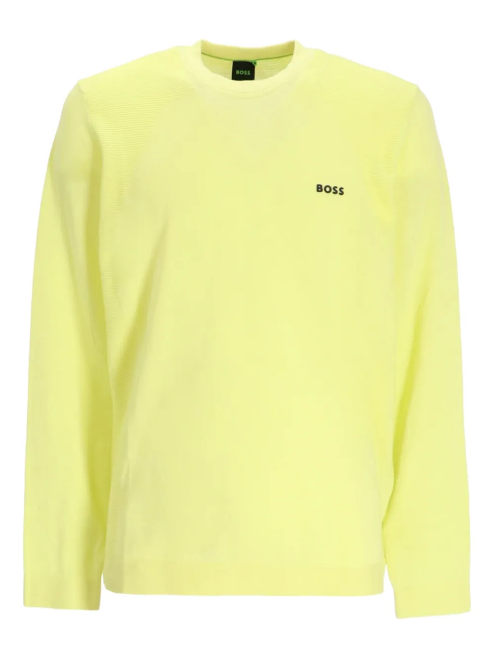 Свитер с круглым вырезом BOSS, желтый
Свитер с круглым вырезом BOSS, желтый