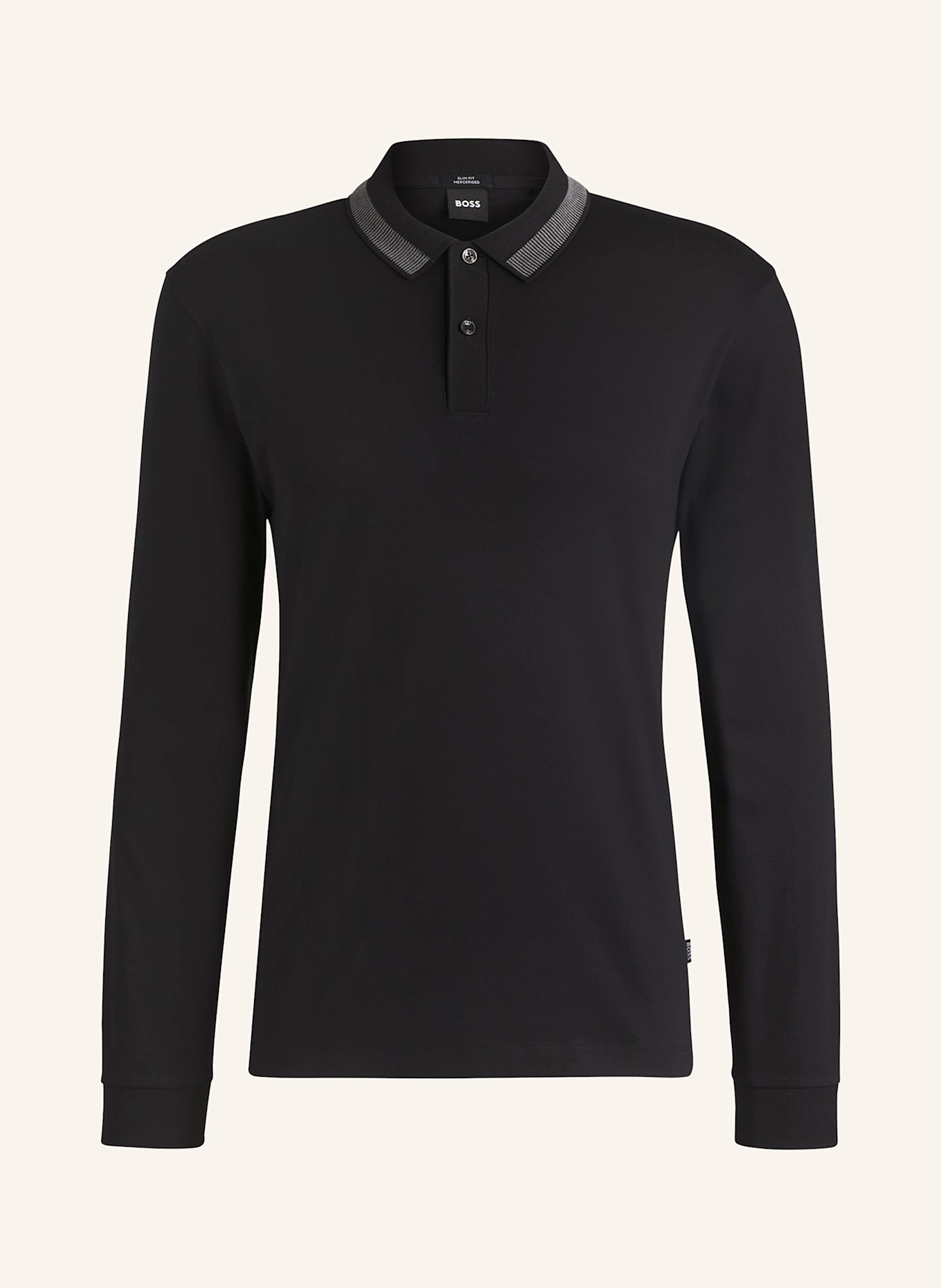 Рубашка поло из джерси Pleins Boss, черный
Рубашка поло из джерси Pleins Boss, черный