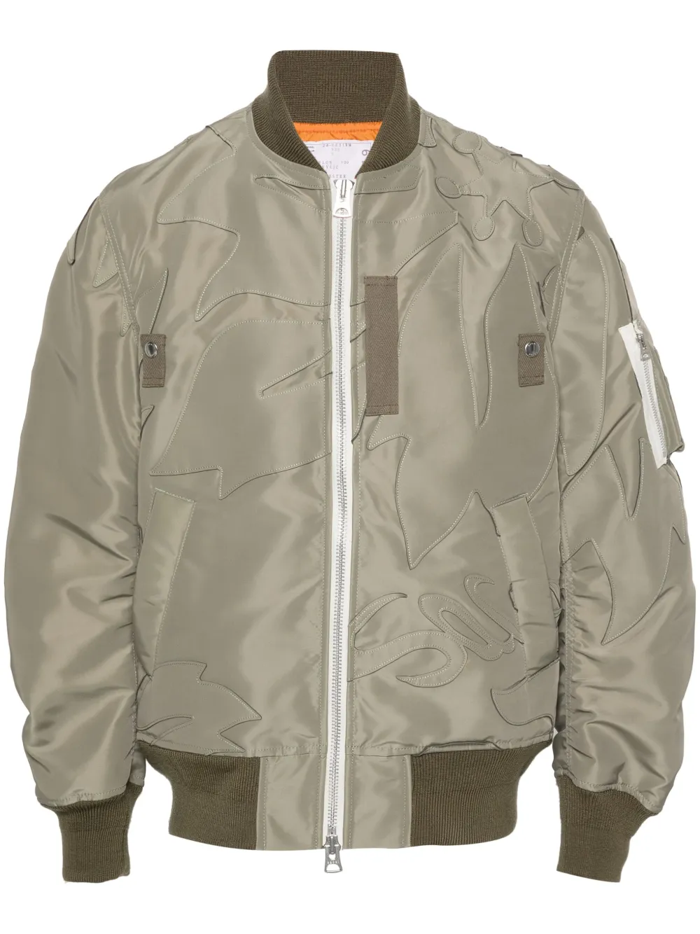 Бомбер с нашивкой SACAI, зеленый
Бомбер с нашивкой SACAI, зеленый