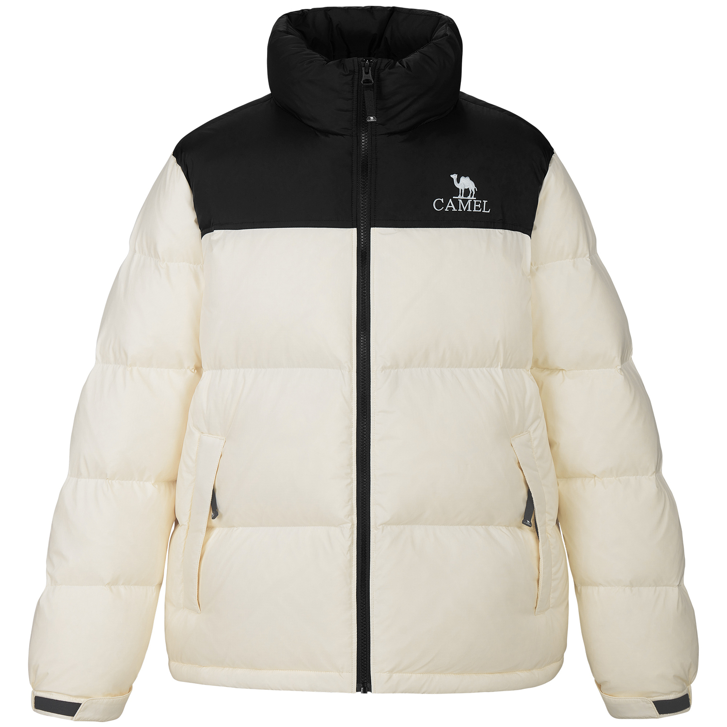 CAMEL Утепленная ветрозащитная пуховая куртка унисекс с цветными блоками, Warm White/Phantom Black
CAMEL Утепленная ветрозащитная пуховая куртка унисекс с цветными блоками, Warm White/Phantom Black