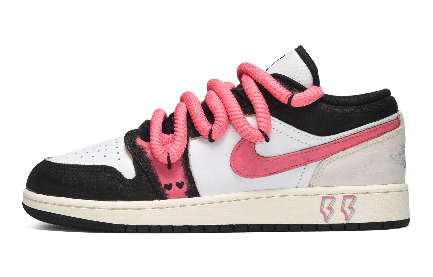Jordan Air Jordan 1 винтажные баскетбольные кроссовки женские, Core Black / Cloud White / Team Shock Pink 2
Jordan Air Jordan 1 винтажные баскетбольные кроссовки женские, Core Black / Cloud White / Team Shock Pink 2