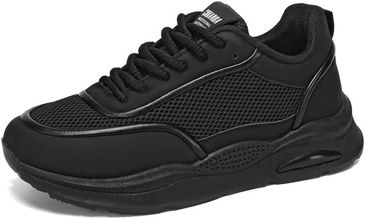 Мужские легкие спортивные кроссовки с шнуровкой, нескользящей подошвой, дышащие и дезодорирующие, подходят для бега, ходьбы и повседневной носки Igzbibg, черный
Мужские легкие спортивные кроссовки с шнуровкой, нескользящей подошвой, дышащие и дезодорирующие, подходят для бега, ходьбы и повседневной носки Igzbibg, черный