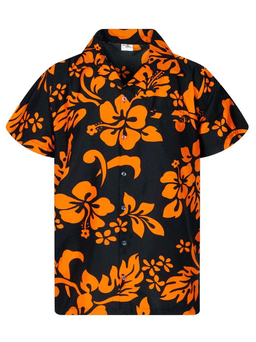 Рубашка King Kameha Hibiscus Black Line, оранжевый
Рубашка King Kameha Hibiscus Black Line, оранжевый