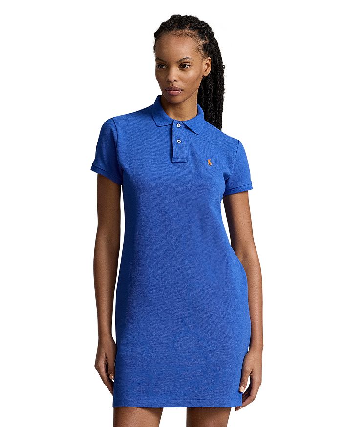 Хлопковое платье-поло с сетчатой вязкой Lauren Ralph Lauren Ralph Lauren, синий
Хлопковое платье-поло с сетчатой вязкой Lauren Ralph Lauren Ralph Lauren, синий