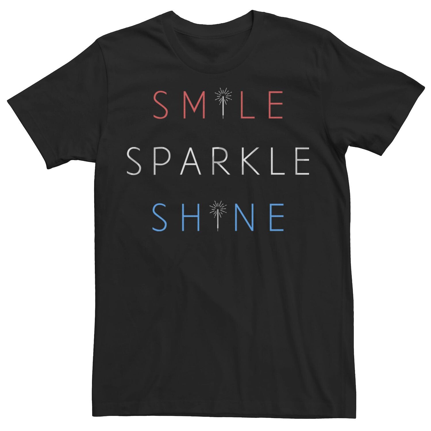 Мужская футболка Smile Sparkle Shine Word Stack Licensed Character
Мужская футболка Smile Sparkle Shine Word Stack Licensed Character