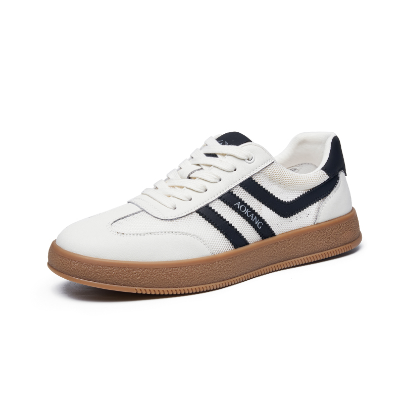 AOKANG Мужские низкие скейтерские кеды белые, цвет White
AOKANG Мужские низкие скейтерские кеды белые, цвет White