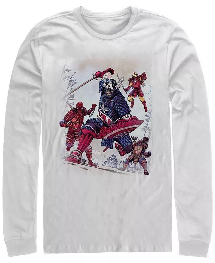 Мужская классическая футболка Marvel Hero Samurai Warriors с длинным рукавом Fifth Sun, белый
Мужская классическая футболка Marvel Hero Samurai Warriors с длинным рукавом Fifth Sun, белый