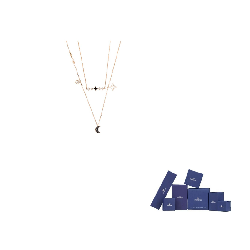 Swarovski Искусственный кристалл двойной слой ожерелье женское черное
Swarovski Искусственный кристалл двойной слой ожерелье женское черное