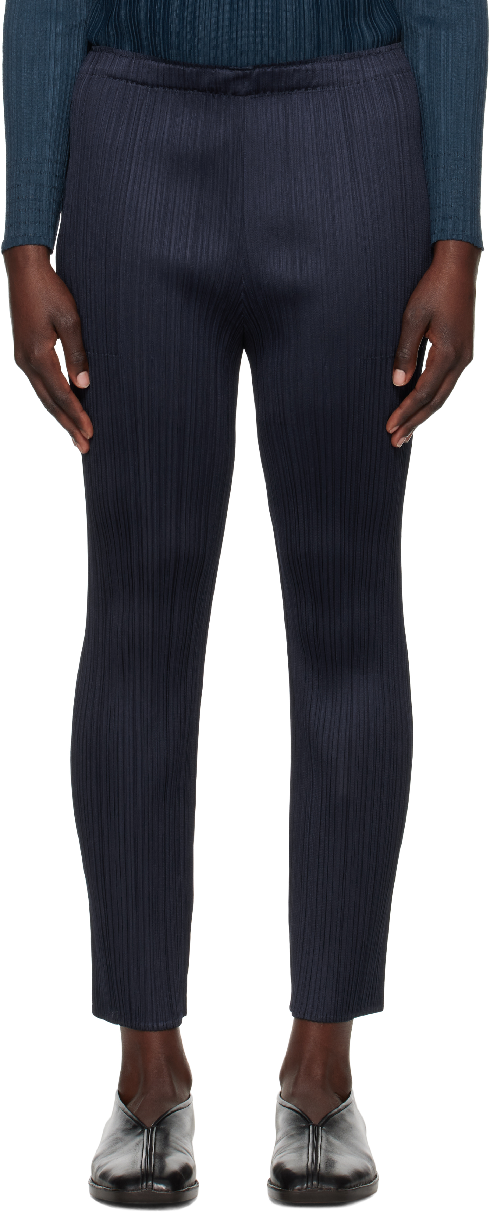 Новые цветные базовые брюки 4 PLEATS PLEASE ISSEY MIYAKE, темно-синий
Новые цветные базовые брюки 4 PLEATS PLEASE ISSEY MIYAKE, темно-синий