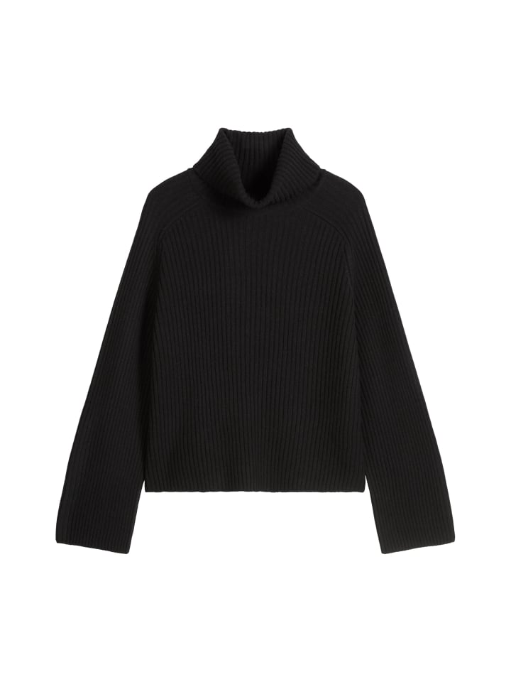 Marc O'Polo Ребристый свитер с высоким воротником, свободного кроя, черного цвета
Marc O'Polo Ребристый свитер с высоким воротником, свободного кроя, черного цвета