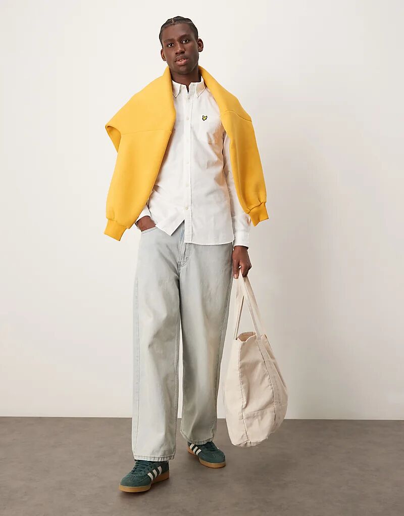 Рубашка оксфорд с длинным рукавом белого цвета Lyle & Scott
Рубашка оксфорд с длинным рукавом белого цвета Lyle & Scott