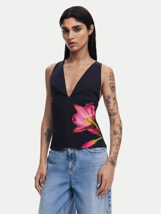 Блузка regular fit 25SWBW09 Desigual, черный
Блузка regular fit 25SWBW09 Desigual, черный