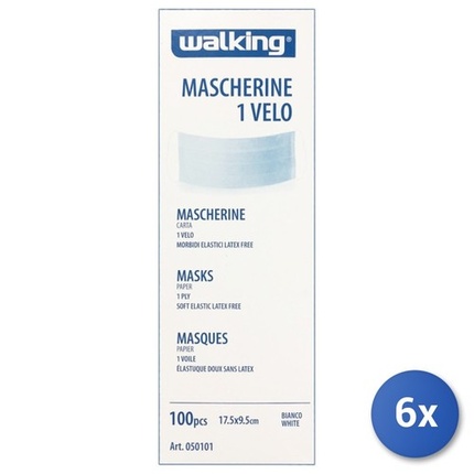 Disposable Paper Masks 100 Pieces Brenta 
Disposable Paper Masks 100 Pieces Brenta