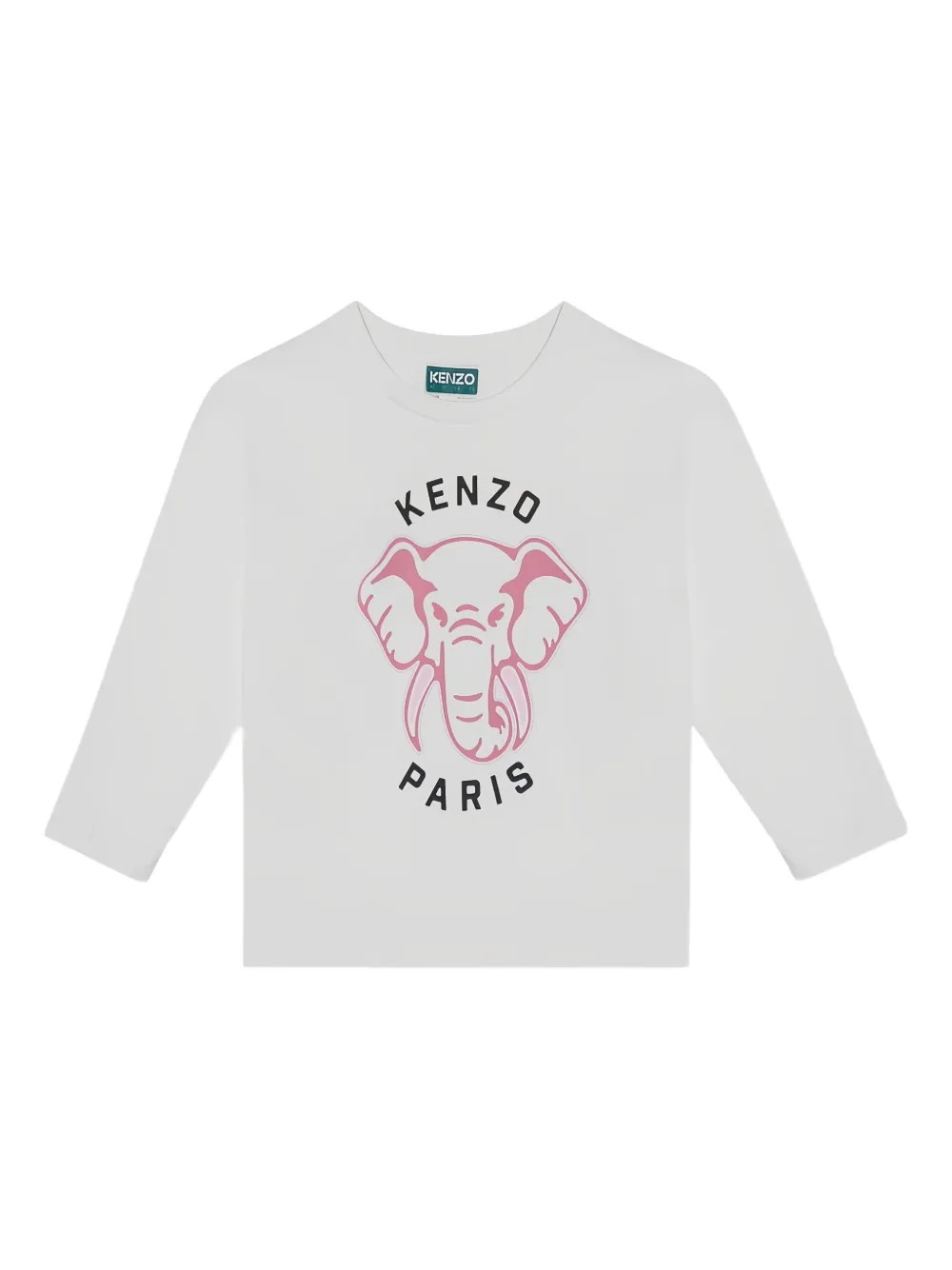 Лонгслив с принтом "слоновья кожа" Kenzo Kids, белый
Лонгслив с принтом "слоновья кожа" Kenzo Kids, белый