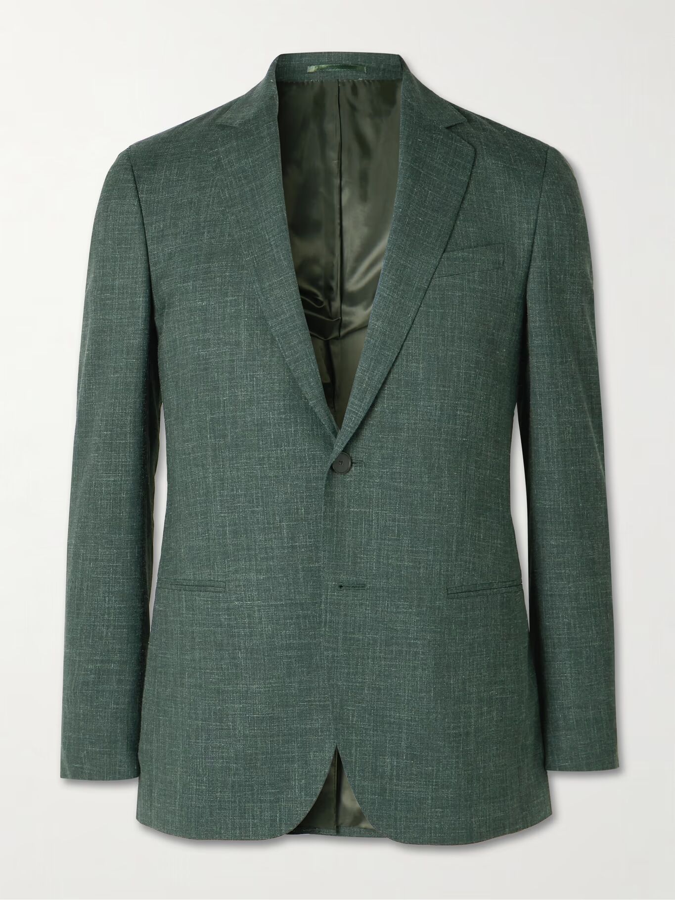 Пиджак из смеси натуральной шерсти, шелка и льна MR P., зеленый
Пиджак из смеси натуральной шерсти, шелка и льна MR P., зеленый